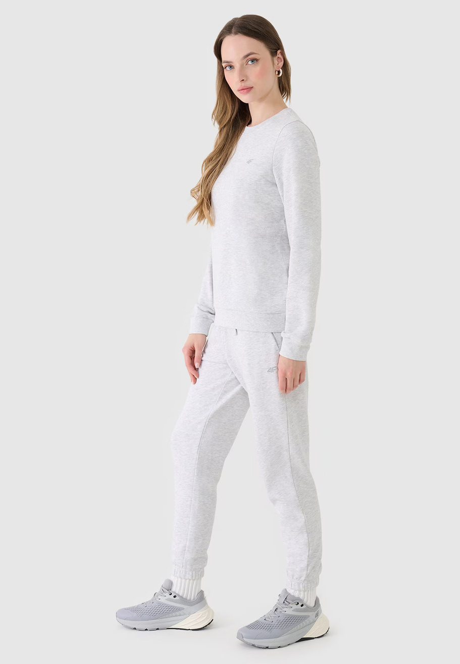 Spodnie Damskie 4F Joggery Dresowe Szare 4FWMM00TTROF1138