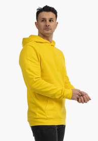 Bluza męska 4F Basic z kapturem Żółta 4FSSS24TSWSM1629