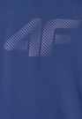 Koszulka Męska 4F T-shirt Z Nadrukiem Regular Granatowa 4FWMM00TTSHM2257