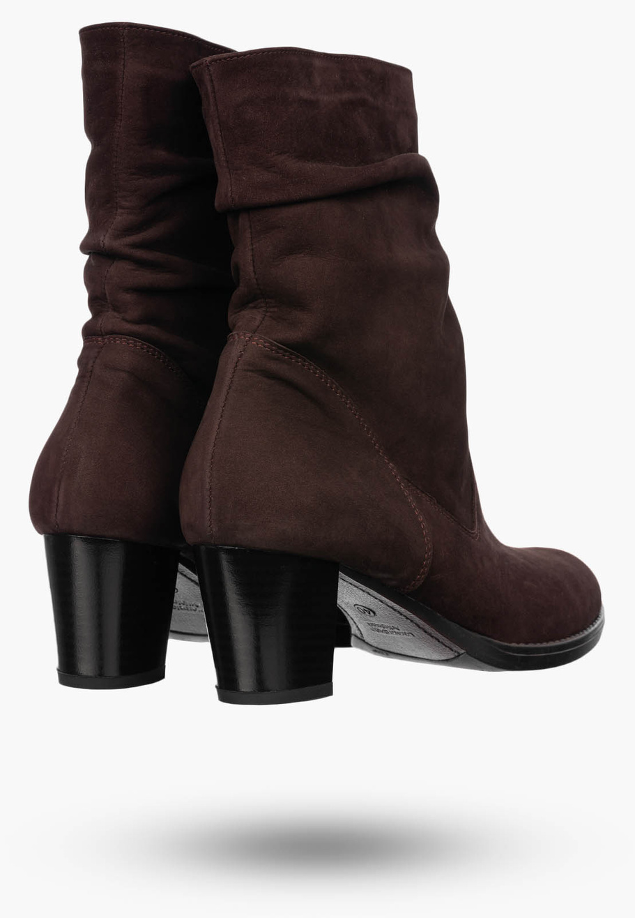 Botki Damskie Skórzane Buty Na Klocku Eleganckie Ocieplane POLSKI PRODUKT