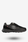 Sneakersy Męskie McBraun Ekoskóra Buty Sportowe Czarne 24MN03-6754
