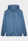 Bluza Męska 4F Rozpinana Sportowa Treningowa Niebieska 4FWAW24TFSWM405