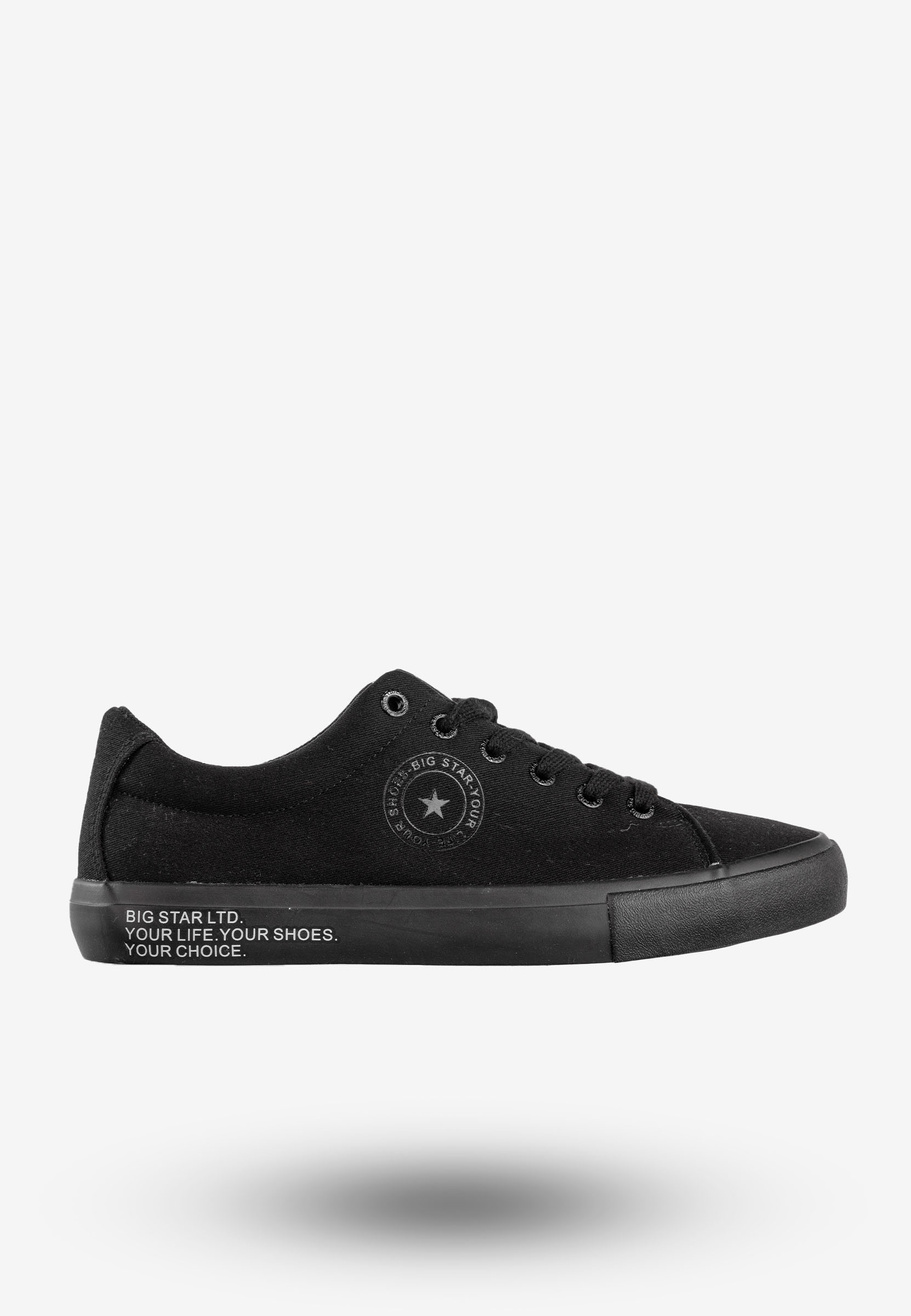 Tenisówki Męskie BIG STAR Buty Sportowe Klasyczne Czarne LL174078