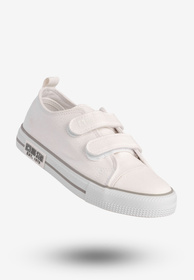 Trampki Dziecięce BIG STAR Buty Na Rzepy Białe LL374012