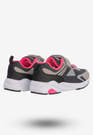 Buty Sportowe Dla Dziewczynki Na Rzepy Dziecięce American Club Szare RL123/23