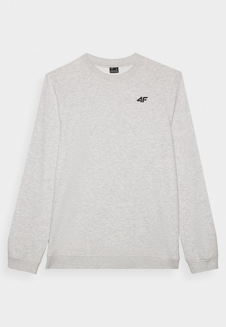 Bluza Dresowa Męska 4F Bez Kaptura Basic Szara 4FWMM00TSWSM1767