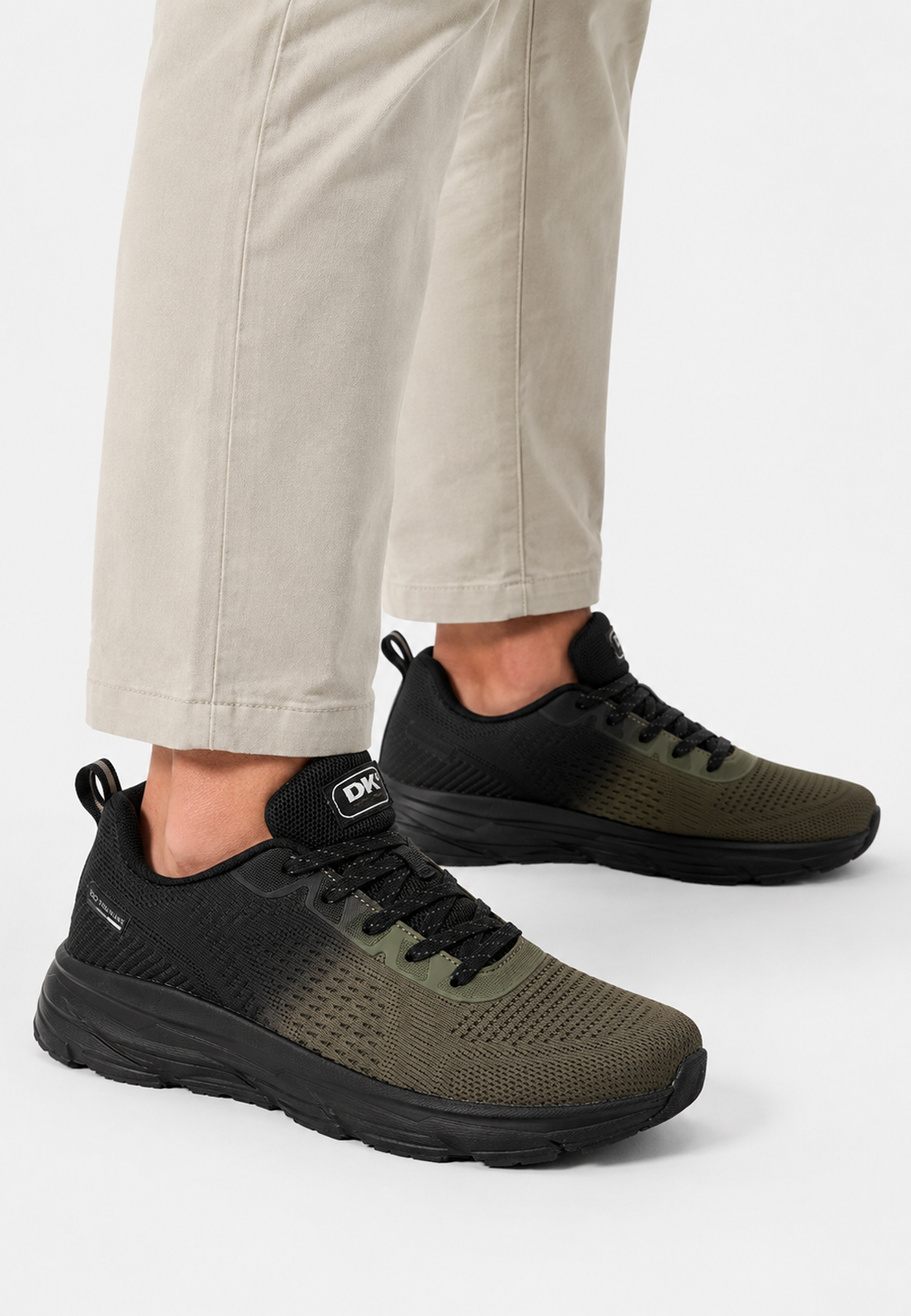 Buty Sportowe Męskie DK Jogging Lekkie Oddychające Khaki