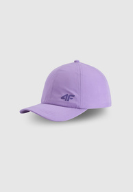 Czapka Sportowa 4F Dziecięca Baseballówka Z Daszkiem Kaszkietówka Fioletowa 4FJWSS26ACABU546