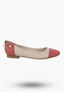 Buty Damskie Baleriny Beżowe Ekoskóra MR1460-1