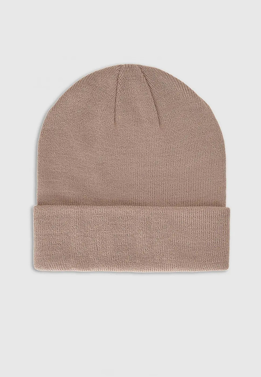 Czapka Dziecięca 4F Zimowa Beanie Bawełna Beżowa 4FJWAW25ACAPU653