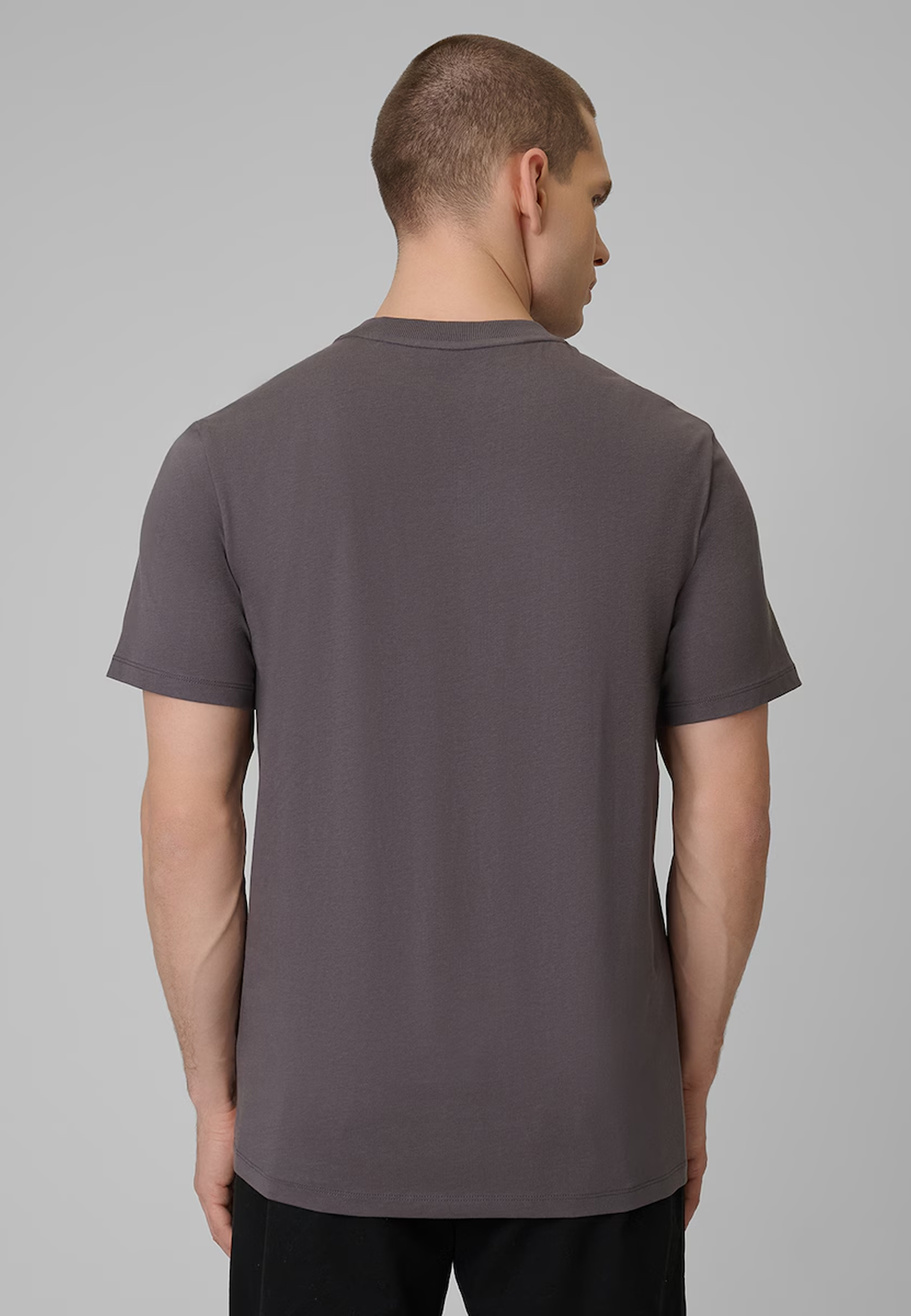 Koszulka Męska 4F T-Shirt Bawełniany Regular Sportowy Szary 4FWSS26TTSHM2659