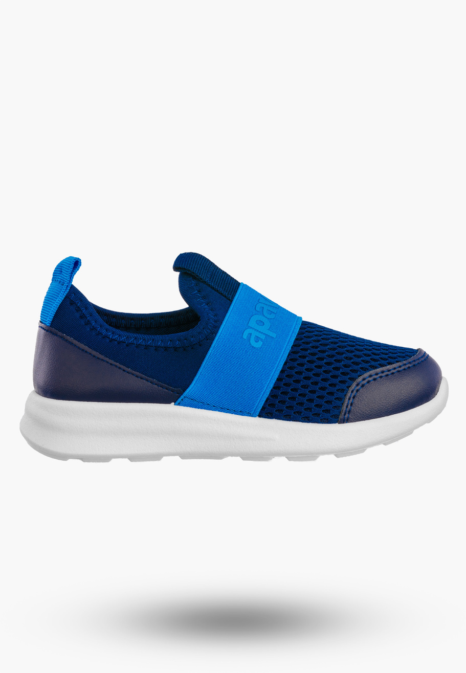 Sneakersy Dziecięce Wsuwane Buty Lekkie Sportowe Granatowe APAWWA ZC09