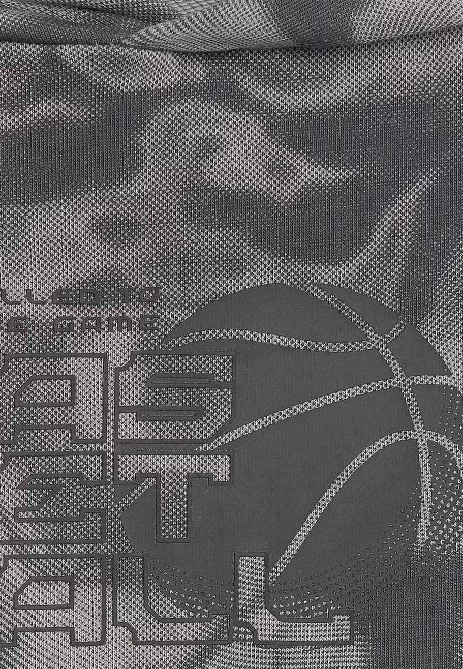 Bluza Sportowa Chłopięca 4F z Kapturem Kangurka Luźna Szara 4FJWSS26TSWSM2321