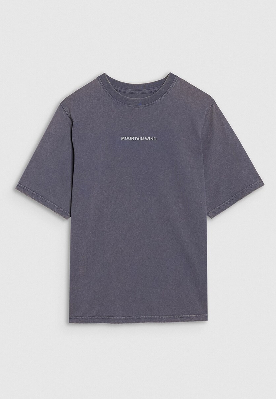 Koszulka Chłopięca 4F Sportowa Bawełniana Oversize T-Shirt Antracyt 4FJWSS25TTSHM1879
