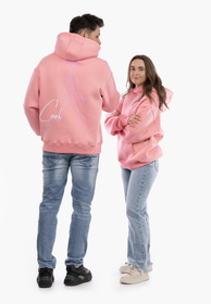 Bluza Unisex Z Kapturem Różowa Pantera Casual Streetwear Różowa 2512