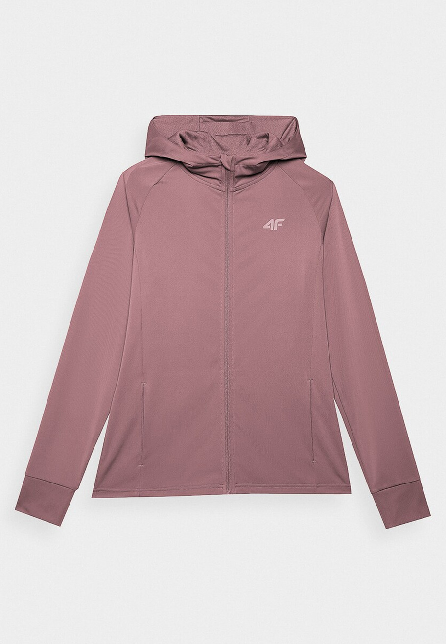 Bluza Damska 4F Sportowa Rozpinana Szybkoschnąca Treningowa Różowa 4FWSS24TFSWF270