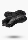 Buty Damskie BIG STAR Botki Skórzane Ocieplane Czarne OO274A257