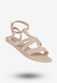 Sandały Damskie ZAXY Buty Na Lato Lekkie Zapachowe Beżowe W285055