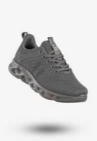 Sneakersy Męskie News Buty Sportowe Do Biegania Szare 24MN46-6830