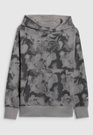 Bluza Sportowa Chłopięca 4F z Kapturem Kangurka Luźna Szara 4FJWSS26TSWSM2321