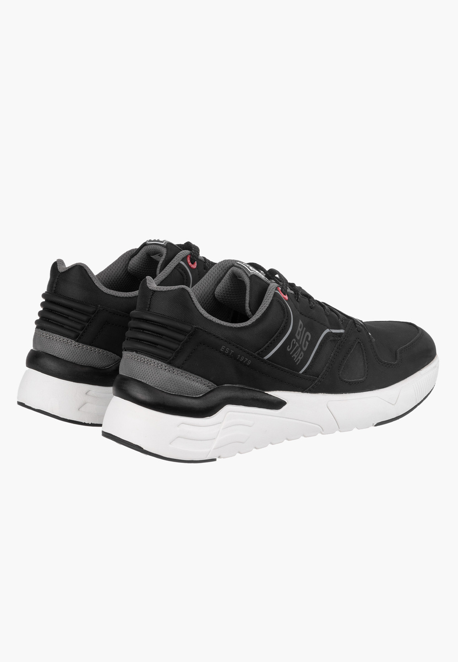 Buty Sportowe Męskie Big Star Czarne JJ174278