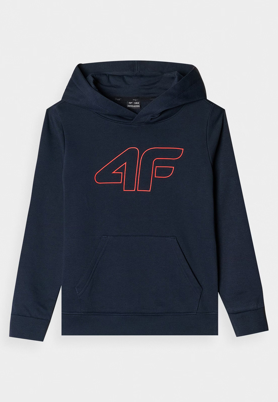 Bluza Chłopięca 4F Granatowa Z Kapturem 4FJWMM00TSWSM1292