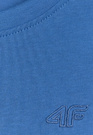 Koszulka Chłopięca 4F T-shirt Z Logo Sportowy Casual Niebieski 4FJWSS26TTSHM3006