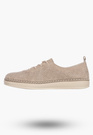 Półbuty Damskie Buty Skórzane Sneakersy Casual Beżowe Filippo DP7674
