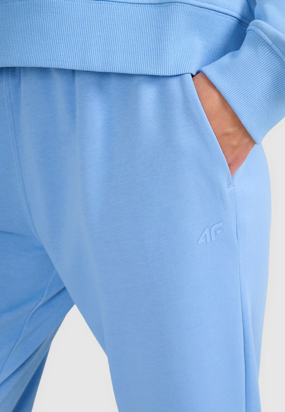 Spodnie Damskie 4F Joggery Dresowe Sportowe Niebieskie 4FWMM00TTROF1138