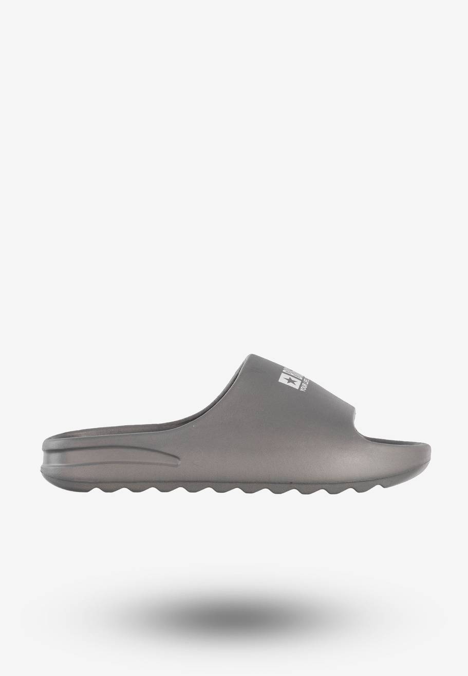 Klapki Męskie BIG STAR Klasyczne Buty Szare RR174A013