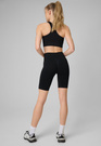 Kolarki Damskie 4F Sportowe Legginsy Szybkoschnące Bezszwowe Treningowe Czarne 4FWSS26TFSTF109