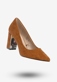Czółenka Damskie Eleganckie Buty Na Słupku Camel Goodin GD-OG-100