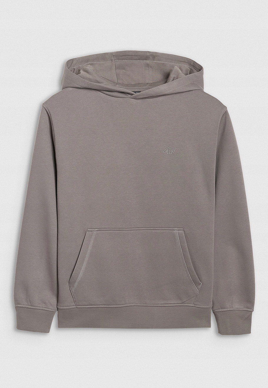 Bluza Chłopięca 4F Dresowa z Kapturem Basic Antracyt 4FJWAW25TSWSM1945