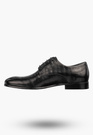 Buty Wizytowe Męskie Skórzane Eleganckie Półbuty JOHN DOUBARE Czarne