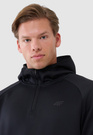 Bluza Męska 4F Sportowa Treningowa Z Kapturem Szybkoschnąca Czarna 4FWSS25TFSWM457