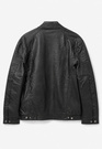 Kurtka Ramoneska Męska Ekoskóra Biker Ze Stójką PLUS SIZE Czarna