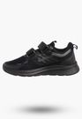 Buty Chłopięce Sneakersy Czarne Na Rzepy Sportowe Materiałowe A-521