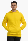 Bluza męska 4F Basic z kapturem Żółta 4FSSS24TSWSM1629