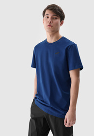 Koszulka Męska 4F T-shirt Basic Regular Granatowy 4FWMM00TTSHM2256