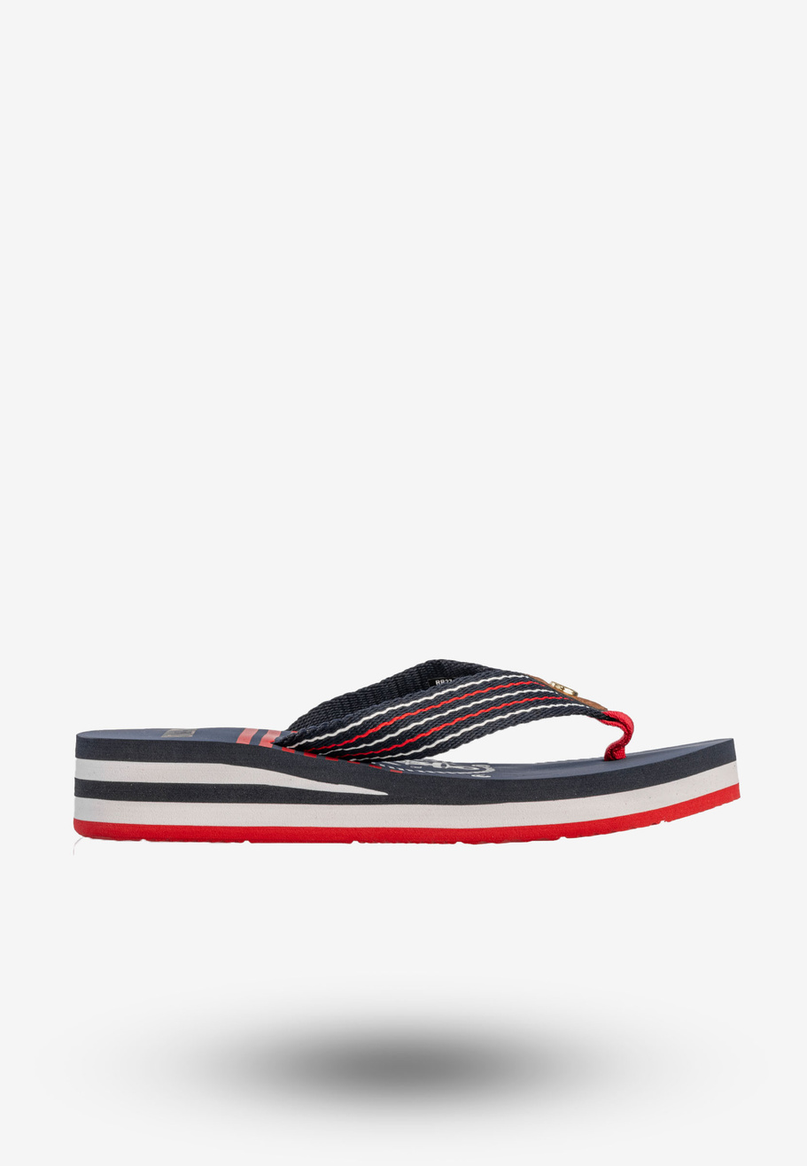 Japonki Damskie BIG STAR Klasyczne Buty Granatowe RR274A126