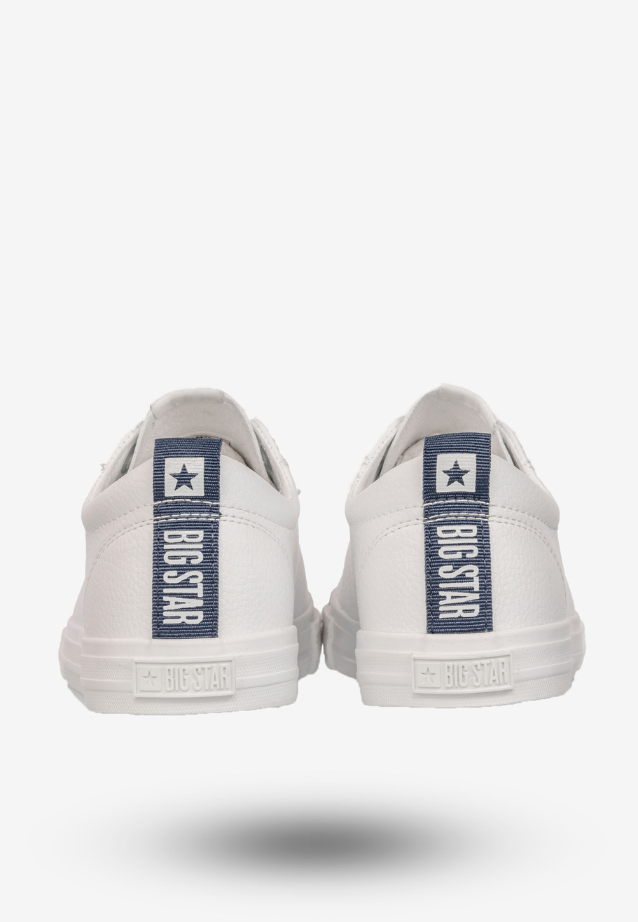 Trampki Damskie BIG STAR Buty Niskie Sneakersy Białe SS274604