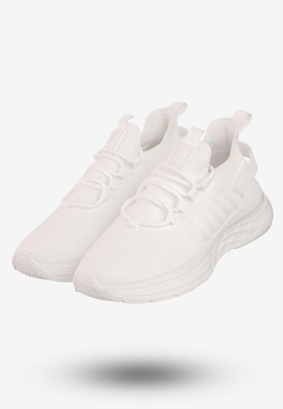 Sneakersy Męskie Buty Sportowe Wsuwane BIG STAR Białe RR174266