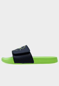 Klapki Chłopięce 4F Buty Basenowe Lekkie EVA Z Logo Limonkowe 4FJMM00FFLIM043A