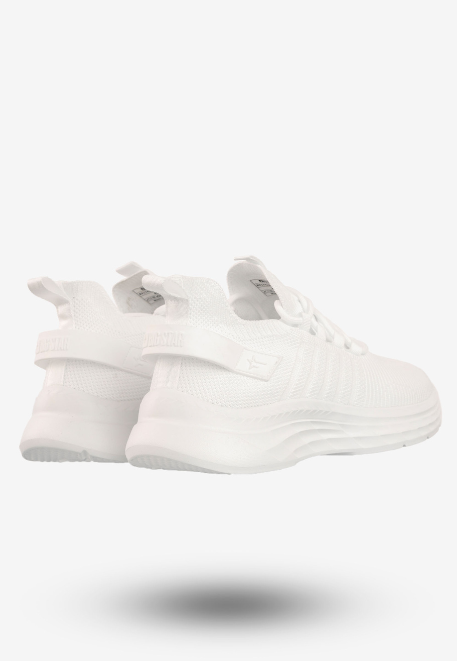 Sneakersy Męskie Buty Sportowe Wsuwane BIG STAR Białe RR174266