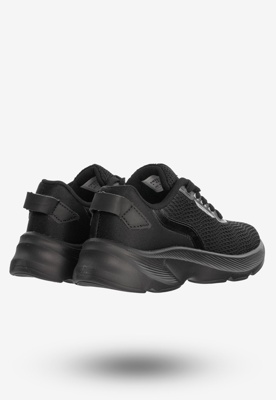 Buty Sportowe Młodzieżowe Sneakersy Stylowe American Club Czarne RL101/23