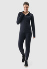 Bluza Damska 4F Treningowa Sportowa Rozpinana Czarna 4FRSS25TFSWF467