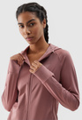 Bluza Damska 4F Sportowa Rozpinana Szybkoschnąca Treningowa Różowa 4FWSS24TFSWF270