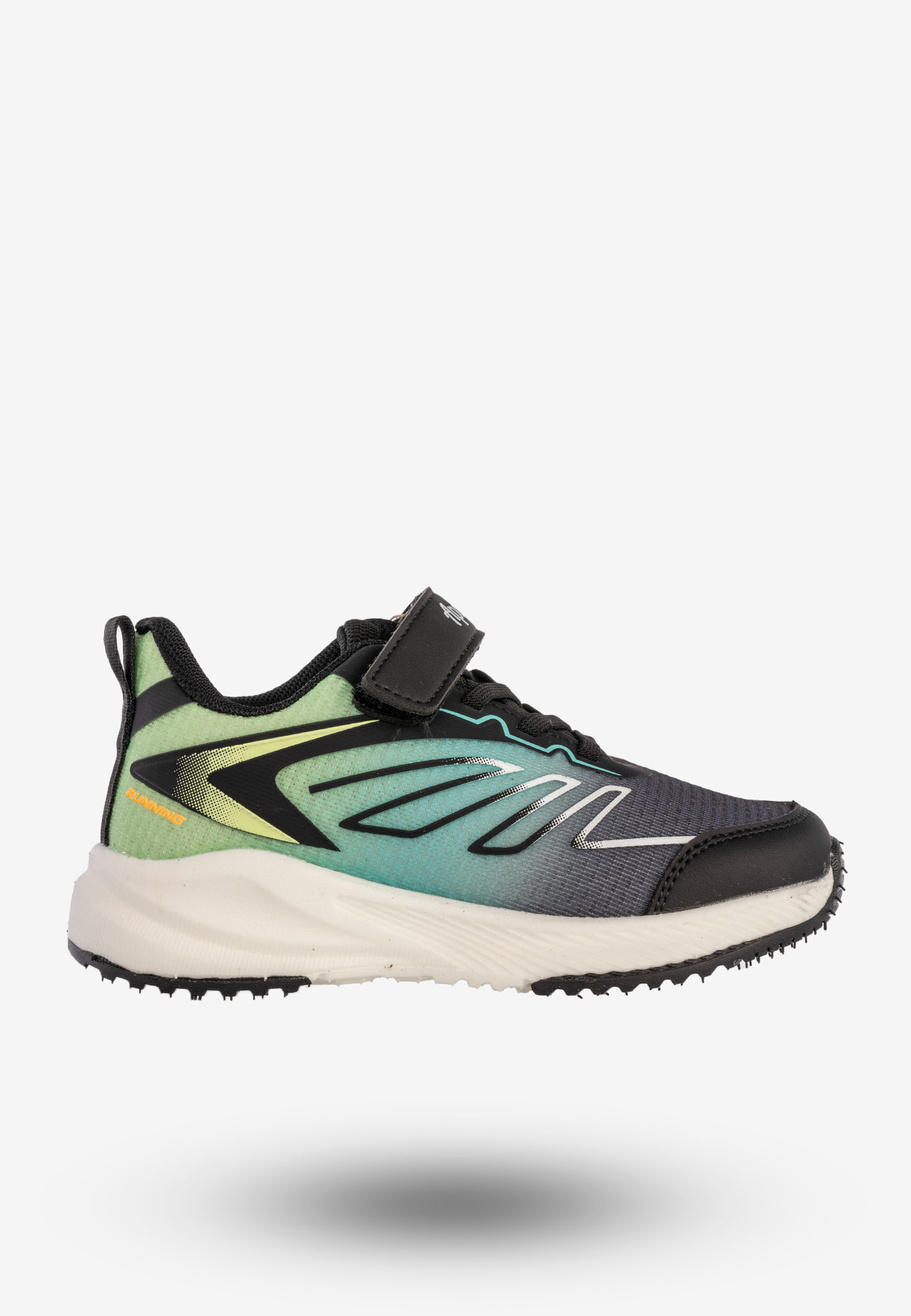 Sneakersy Dziecięce Na Rzepy Buty Sportowe Półbuty Czarne Apawwa G1865P