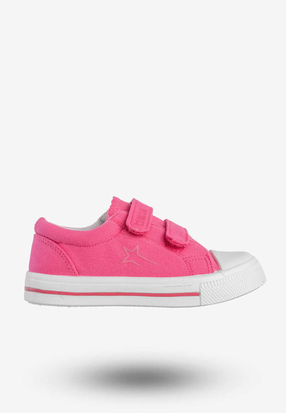 Trampki Dziecięce BIG STAR Buty Na Rzepy Różowe NN374113