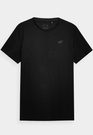 Koszulka Męska 4F Sportowy T-shirt Czarny Regular 4FSS23TTSHM536
